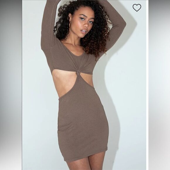 Princess Polly Drake Mini Dress Brown - Picture 5 of 7